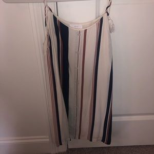 Striped Mini Casual Dress